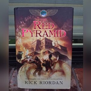 The Red Pyramid by Rick Riordan Hardcover Book Kane Chronicles Series Bk 1